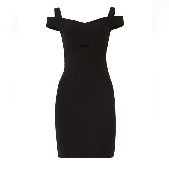 Nicole MillerStructured Cold Shoulder Dress - Picture 4 of 4